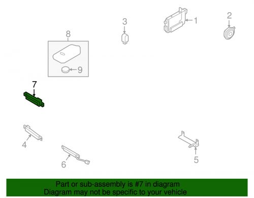 Genuine kia keyless entry antenna 95420-c0300