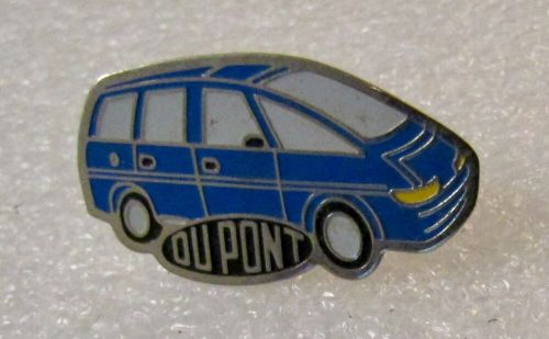 Vintage renault du pont - enamel lapel pin badge - automobilia, classic car