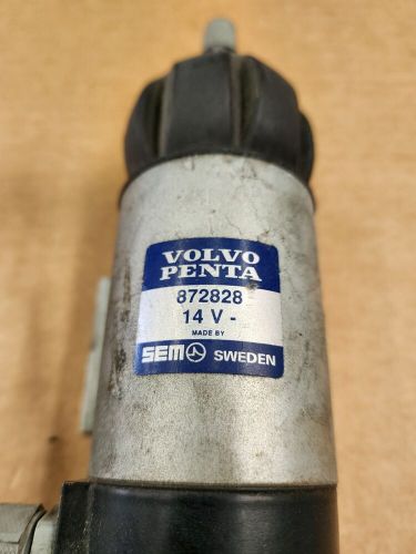 Volvo penta tamd71b used actuator stop solenoid 12v 872828