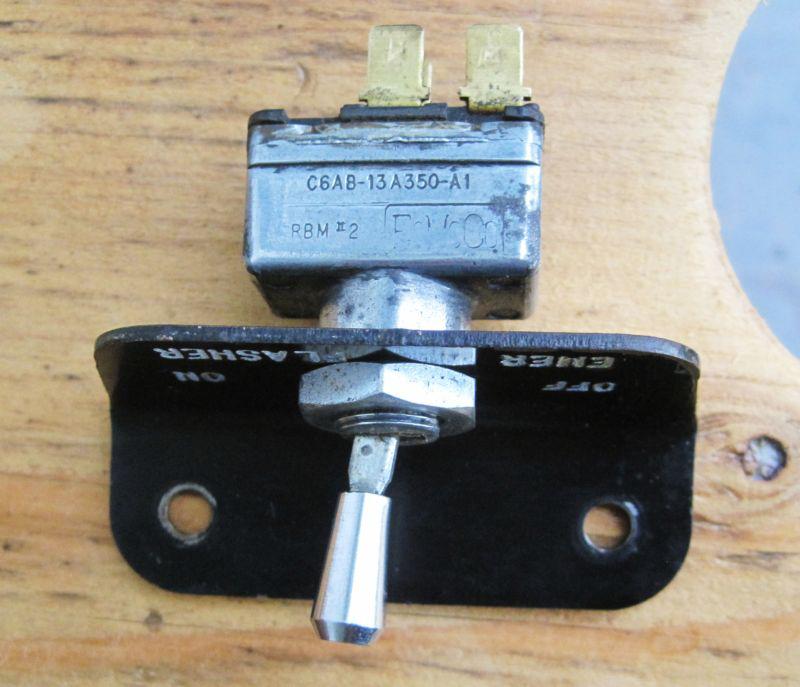 65 - 67 mustang emergency flasher switch galaxie galaxy falcon cougar fairlane 