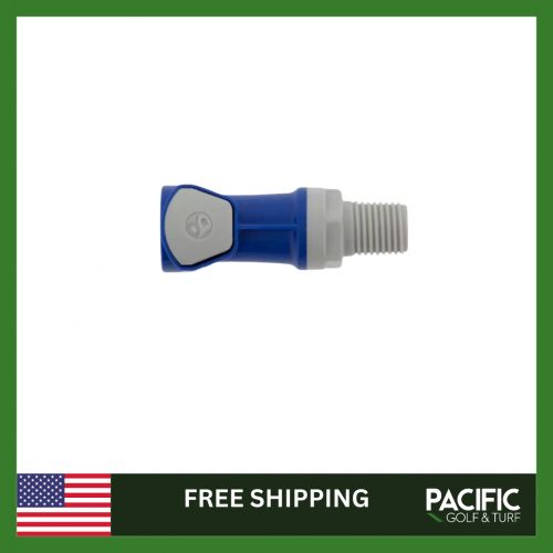 Direct fill link fill nozzle for battery watering systems (blue)