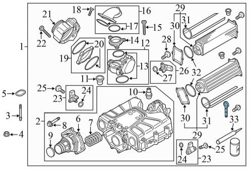 2011-2012 vw touareg 3.0l - supercharger 06e145601k