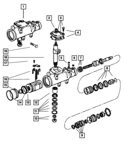 Genuine mopar automatic transmission thrust bearing 5179979aa