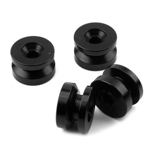 Motorcycle trunk base plate tail box pad bracket bushing pad spacer black