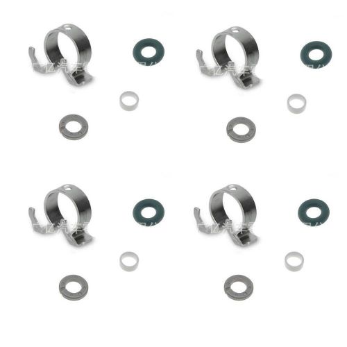 4 sets for lr4 range rover sport 3.0l 5.0l fuel injector refit retainer seals ]