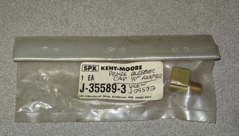 Kent moore master cylinder bleeder adapter j-35589-3