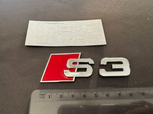 Replacement &#034;s3&#034; badge for the tailgate of audi s3 models 2004-present