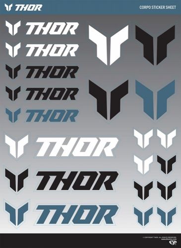 Thor corp decal sheet black