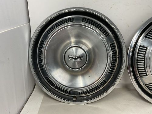 1969-1971 ford torino fairlane falcon 14&#034; hubcap wheel covers vintage set of 2