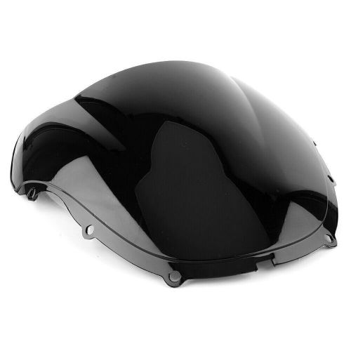 Windshield windscreen wind screen double bubble for honda cbr 600 f4 99-00 black