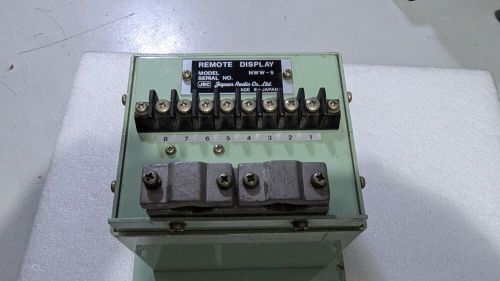 Jrc nww-5 remote display unit