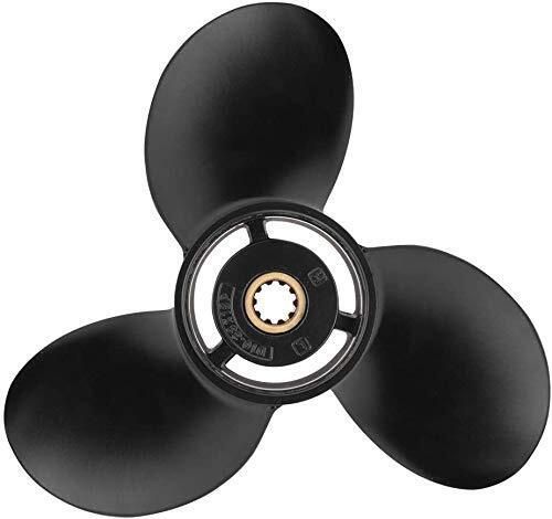 10 3/8 x 13 aluminum propeller for mercury 9.9-25hp part no.48-19640a40 10 tooth