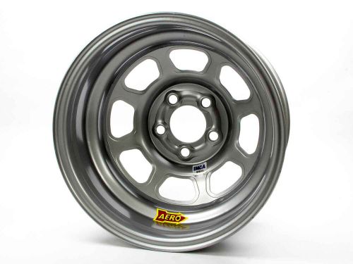 Aero race wheels 52-series 15x8 in 5x4.75 silver wheel p/n 52-084720