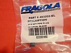 Fragola 493202-bl black aluminum 1/8 npt pipe plug- internal