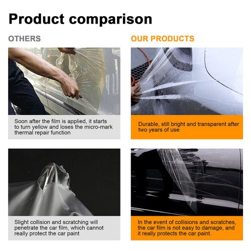 Doors precut paint protection film clear ppf for lexus es 250 300h 350 2019-2023