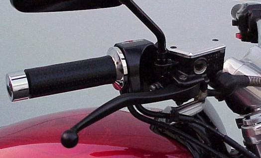 Yamaha fj 1200 v max vmax jet black levers