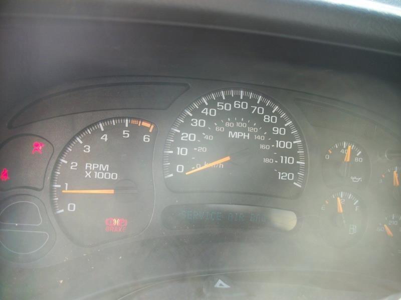 Speedometer 05 silverado 1500 us mph manual