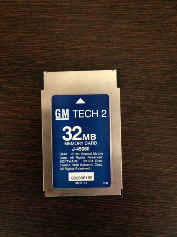 Gm tech 2 card 32mb pc mcia. new & express shipped, 3 days! choose software!