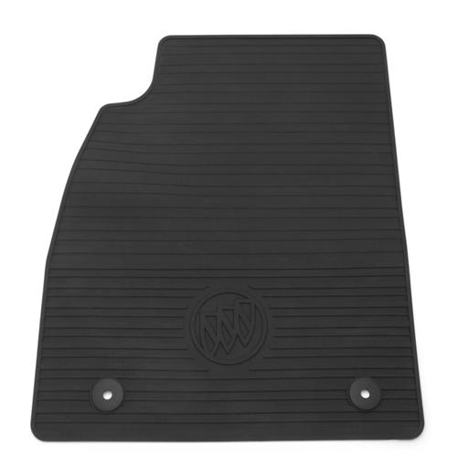 10-13 lacrosse oem front & rear premium all weather ebony floor mats 32026238