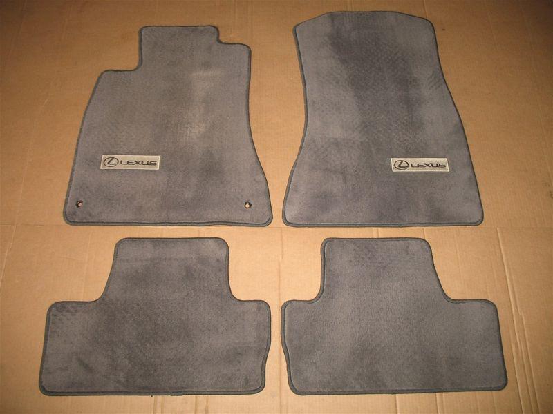 2007 lexus is is250 is350 rwd gray floor mats oem used set 06 07 08 09 10 11 12