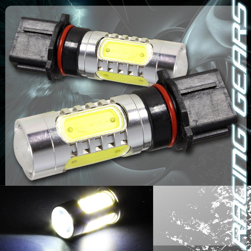 2x universal cree p13w white 9 led 16w projector drl foglight replacement bulbs