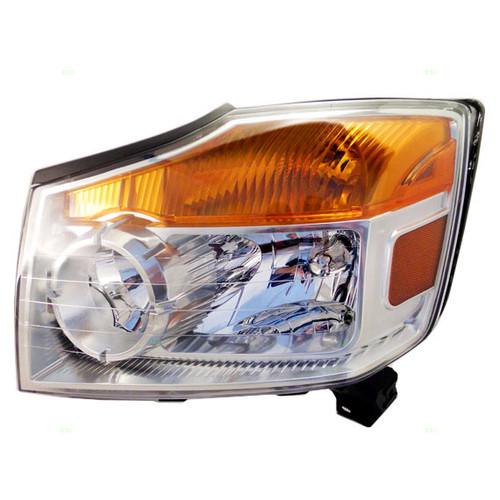 New drivers headlight headlamp lens housing assembly dot 08-12 nissan armada