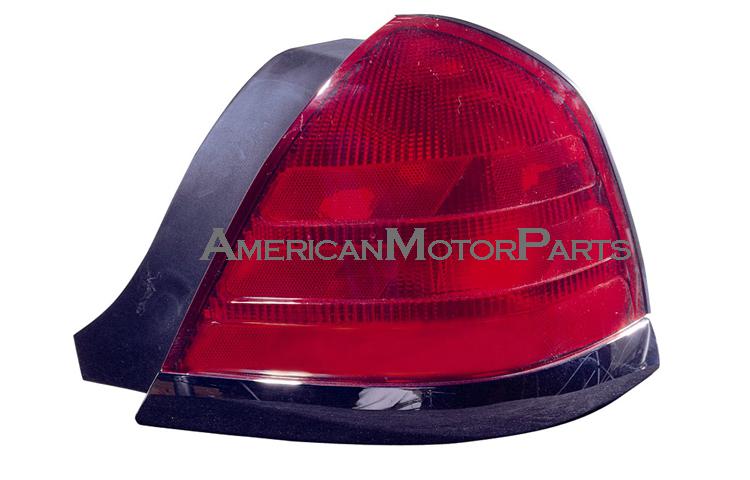Passenger side replacement red tail light 99-06 ford crown victoria yw7z13404aa