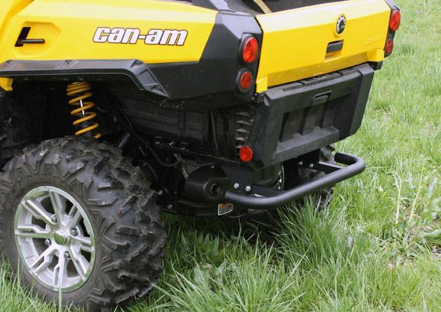 Can-am commander 800 / 1000 rear bumper (textured black) -new- 2011+ all models