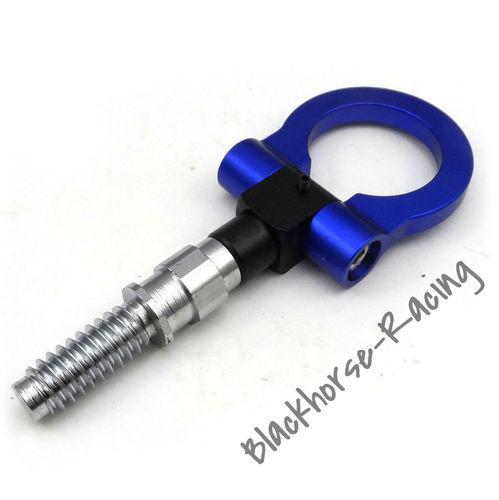 Blue bmw euro t2 tow hook performance e46 e81 e30 e36 e90 e91 e92 e93 3 series