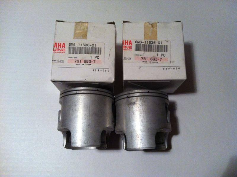 Yamaha wave runner 650 pistons 0.50 over size super jet yamaha 650 oem nos