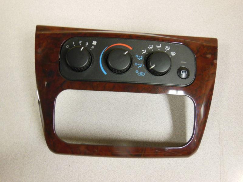 2001 2006 stratus sebring oem climate heater ac control oem wood trim bezel