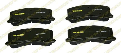 Monroe dx677 brake pad or shoe, front-monroe dynamics brake pad