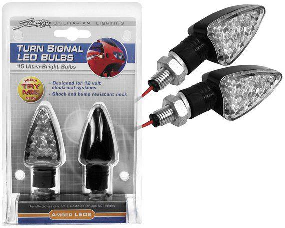 Street fx led turn signal bulbs amber/black