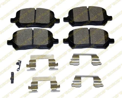 Monroe dx956a brake pad or shoe, front-monroe dynamics brake pad