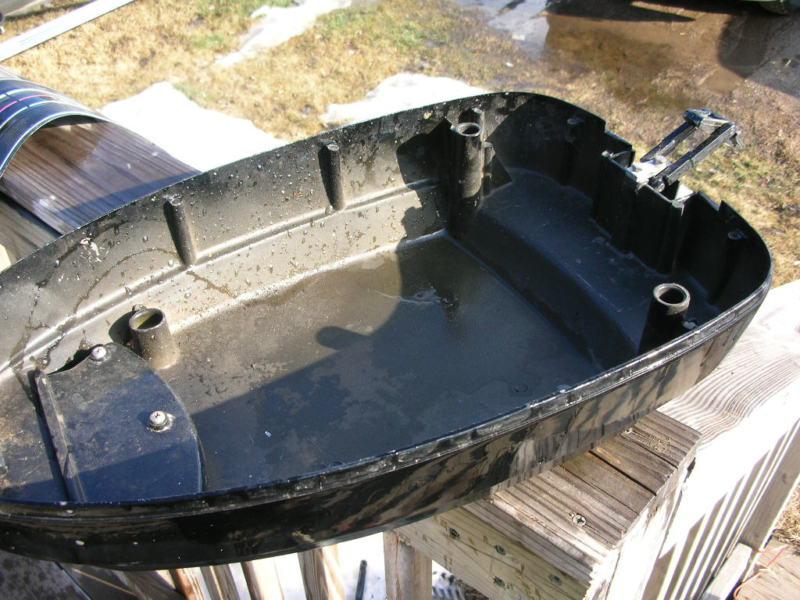 1987 35hp mercury outboard top cover/hood 