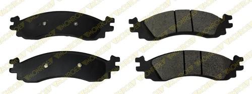 Monroe gx1158 brake pad or shoe, front-monroe prosolution ceramic brake pad