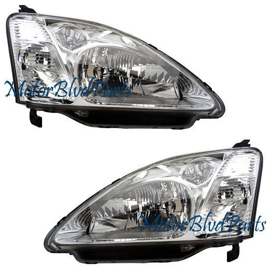 02-03 civic 3d oe style headlights headlamp left+right