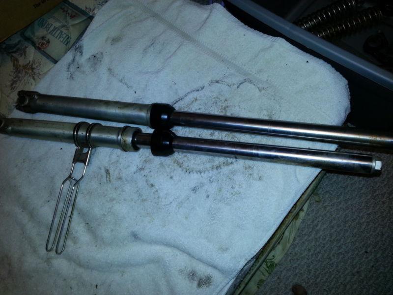 1976 yamaha dt125c dt125 front forks shocks suspension