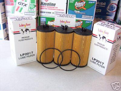 Powerstroke 6.0 diesel f250 / f350 oil filters (6) 