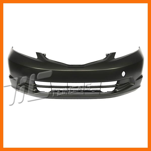 09-12 honda fit sedan hatch dx/lx primered black front bumper cover plastic