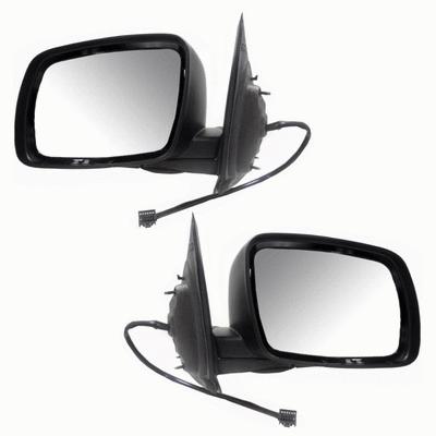 Smooth power heated side view door mirror pair set driver passenger left+right