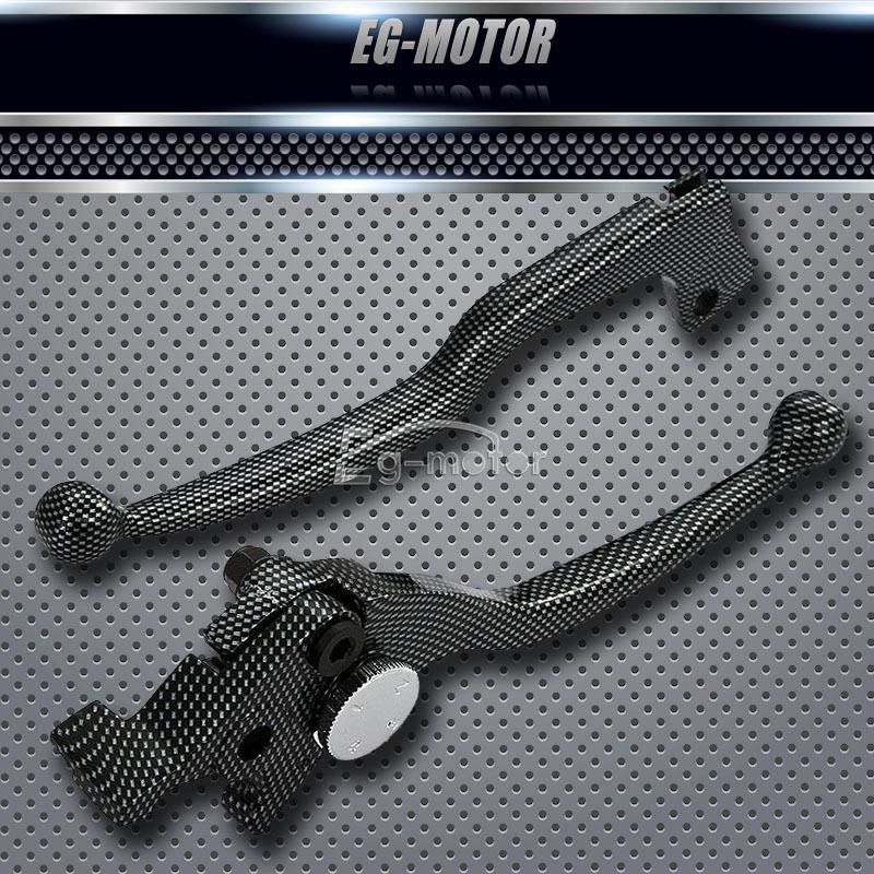 Carbon fiber brake clutch levers for suzuki katana sv 650 gsx gsxr 600 600f 750