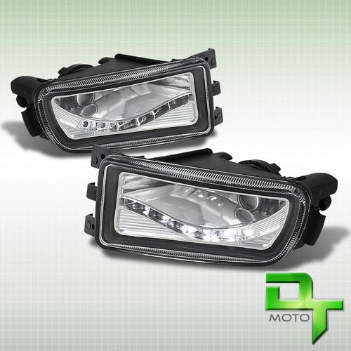 98-05 lexus gs300/400/430 led chrome bumper driving glass fog lights left&right