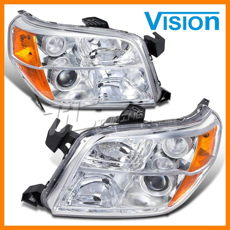 2006-2008 honda pilot driver passenger side headlamp left right head light pair