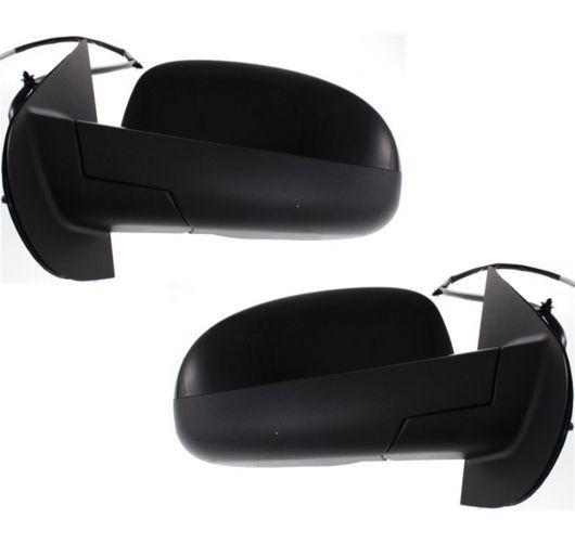 New pair set power side view mirror heat heated cadillac chevrolet gmc