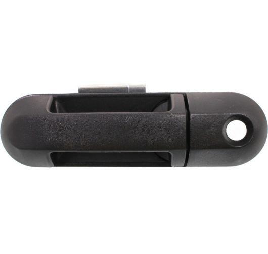 Door handle front outer black textured driver side left for explorer mountaineer