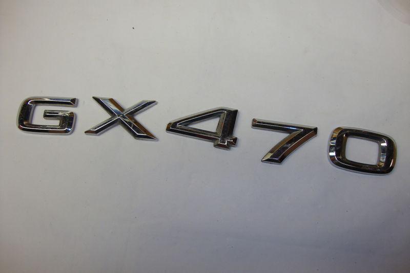 Lexus gx470 chrome emblem oem