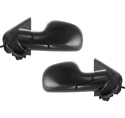 New pair set power side view mirror glass housing voyager caravan town & country