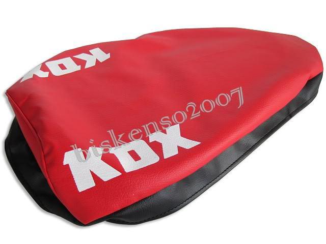 Kawasaki kdx80 1985 seat cover "red"