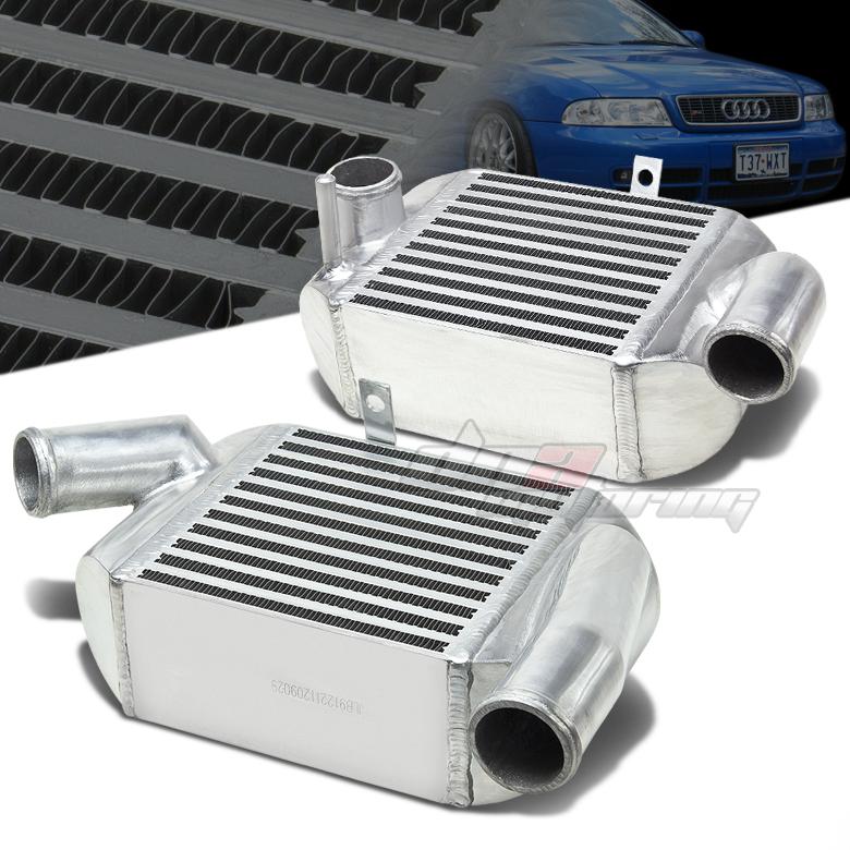 97-02 audi s4 b5/a6 c5/quattro 2.7l aluminum racing bolt-on bi-turbo intercooler